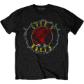 Guns N' Roses Rose Circle Paradise City Marškinėliai