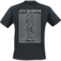 Joy Division Unknown Pleasures White On Black Marškinėliai