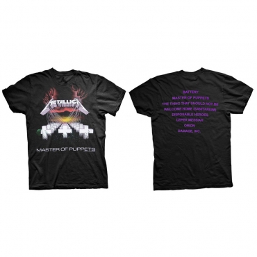 Metallica Master of Puppets Marškinėliai (+ Užrašas ant nugaros)