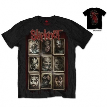 Slipknot New Masks Marškinėliai
