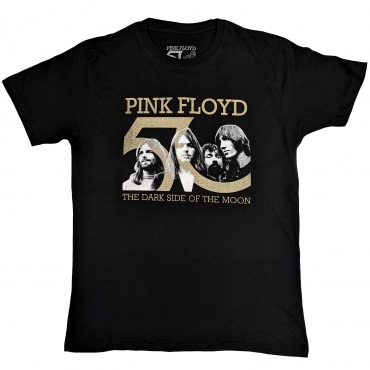 Pink Floyd Band Photo & 50th Logo Tee