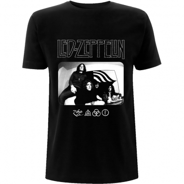 Led Zeppelin Icon Logo Photo Tee