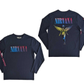 Nirvana Angelic Gradient Marškinėliai Ilgomis Rankovėmis