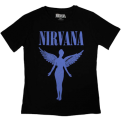 Nirvana Angelic Blue Mono Moteriški Marškinėliai