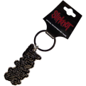 Slipknot Black Logo Black Border Keychain