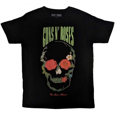 Guns N Roses Rose Skull Marškinėliai