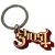 Ghost Logo Red Shadow Keychain thumbnail