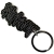 Slipknot Black Logo Black Border Keychain thumbnail