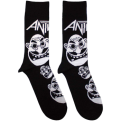 Anthrax Faces Pattern B&W Socks