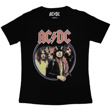 AC/DC Highway To Hell Circle Moteriški Marškinėliai