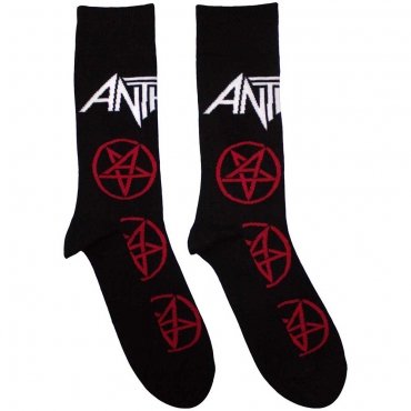 Anthrax Pentathrax Pattern Socks