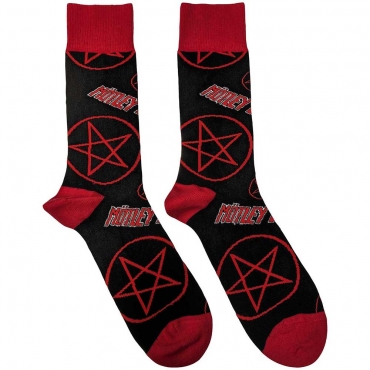 Motley Crue Logos & Pentagrams Kojinės
