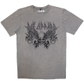 Def Leppard Tribal Skull Stone Wash Marškinėliai