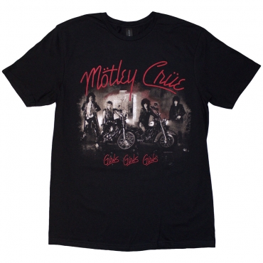 Motley Crue Girls, Girls, Girls Vintage Marškinėliai