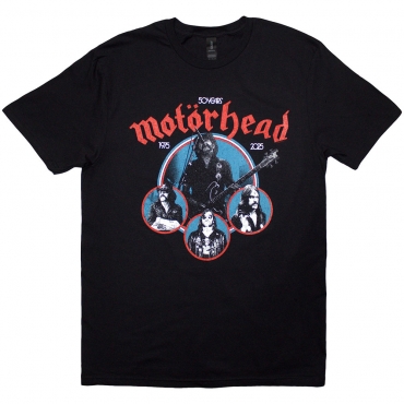 T-shirt Motorhead 50 Years Lemmy Circles 