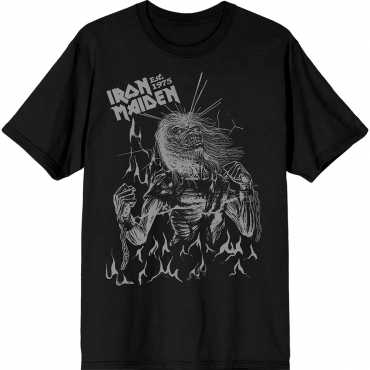 T-shirt Iron Maiden Est. 1975 Life After Death Flames