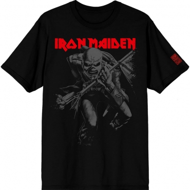 T-shirt Iron Maiden 50 Trooper Crop Grey