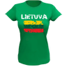 Moteriški marškinėliai Lietuva ir Vytis