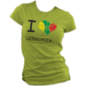 Moteriški Marškinėliai Aš Myliu Lietuvą