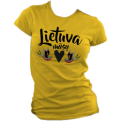 Lietuva Mūsų Širdyse Moteriški Marškinėliai