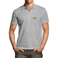 Grey Polo Shirt With Vytis