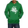 Green Hoodie vith Vytis