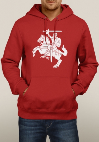 Red Hoodie with new Vytis