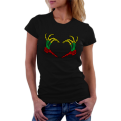 Love Ja Lithuania Moteriški Marškinėliai (Dydis M)