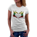 Love Ja Lithuania Moteriški Marškinėliai