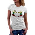 Love Ja Lithuania Moteriški Marškinėliai (Dydis M)