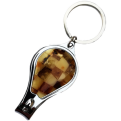 Key Ring With Natural Amber