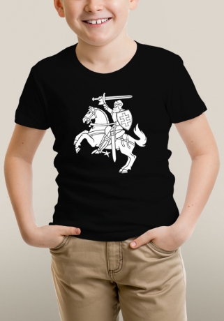 Black Youth Tee New Vytis