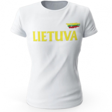Moteriški Marškinėliai Lietuva (Dydis XL)