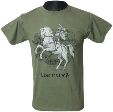 Vytis Lietuva Vyriški Marškinėliai