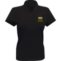 Simple Lithuania Ladies Polo Shirt