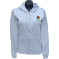 LT Basketball Patch Ladies Zipped Hoodie