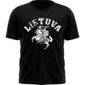 Black Men's Tee Vytis Lithuania