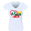 Women Tee I Love Lithuania