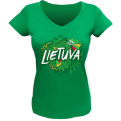 Moteriški Marškinėliai Lietuva (Dydis L) 