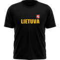 Marškinėliai Lietuva Su Vėliavėle Ant Nugaros