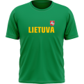 Lithuania Tee With Flag On The Back