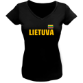 Ladies Tee Lithuania With Vytis On The Back