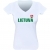 Ladies Tee Lithuania With Flag On The Back thumbnail