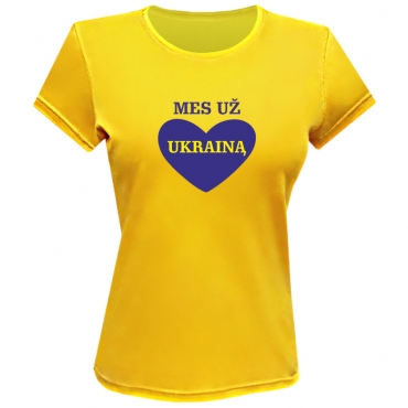 We Stand For Ukraine Ladies Tee