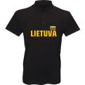 Polo Shirt Lithuania With Vytis On The Back 