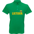 Polo Shirt Lithuania With Vytis On The Back 