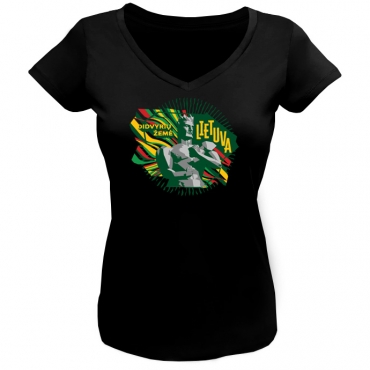 Lithuania Land Of Heroes Ladies Tee