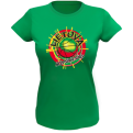 Lithuania Basketball Country Ladies Tee