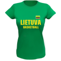 Lietuva Basketball Moteriški Marškinėliai 
