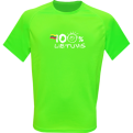 Tee 100 Percent Lithuanian Sporty Neon